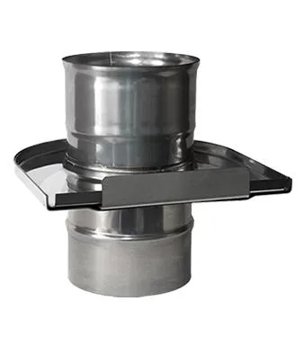 заслонка феррум (шибер поворотный) нержавеющая (430/0,5мм) ф250