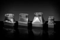 переход craft нержавеющий (304/0,5 мм) c кирпичной кладки 125х125мм на ф120