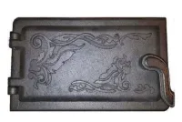 дверца чугунная поддувальная дп-2 прямоуг, 270*160 мм, бежецкий лмз