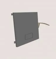 дверца загрузочная прочистная для ко куппер про-22/28, теплодар