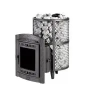 печь для бани прометалл атмосфера l сетка нерж. со стеклом