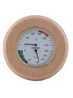 термометр с гигрометром банная станция круг ольха, th-10a, 212f, банный эксперт