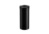 дымоход феррум нержавеющий (430/0,8 мм) ф150 l=0,5м черный