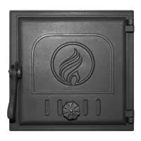 дверца fireway чугунная топочная (к411) 250x240 мм