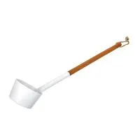 ковш из алюминия 47 см, белый банные штучки