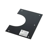 разделка craft потолочная декоративная нерж. (304/0,5мм), 400*266, 0-5° ф230, 2-х состав.черная