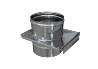 задвижка феррум (шибер выдвижной) нержавеющая (430/0,8мм), ф200 ral 9005